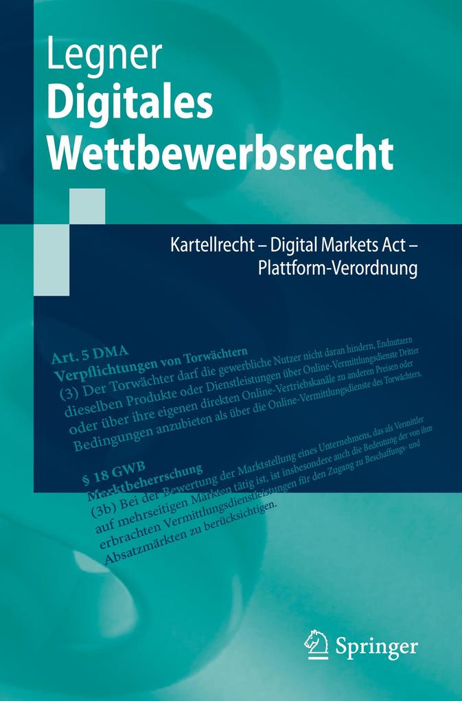 Produktbild: Digitales Wettbewerbsrecht | Sarah Legner