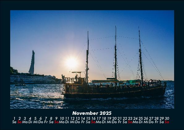 Weitere Ansicht: Boote und Segelschiffe 2025 Fotokalender DIN A5 | Tobias Becker