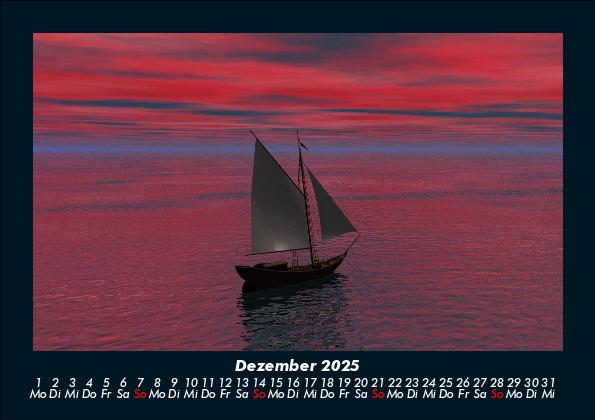 Weitere Ansicht: Boote und Segelschiffe 2025 Fotokalender DIN A5 | Tobias Becker