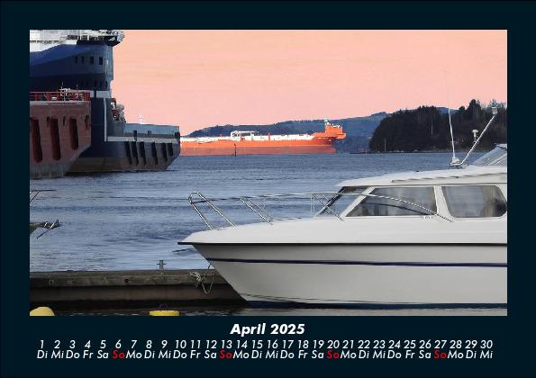 Weitere Ansicht: Boote und Segelschiffe 2025 Fotokalender DIN A5 | Tobias Becker