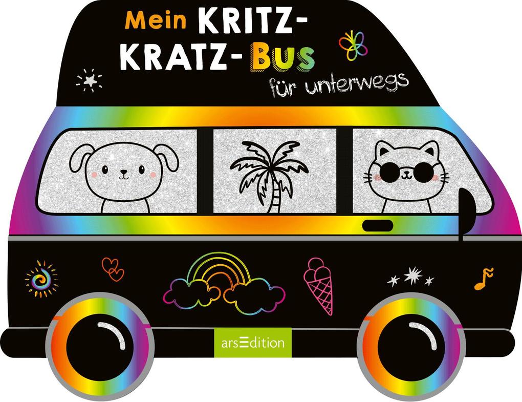 Weitere Ansicht: Mein Kritzkratz-Bus für unterwegs