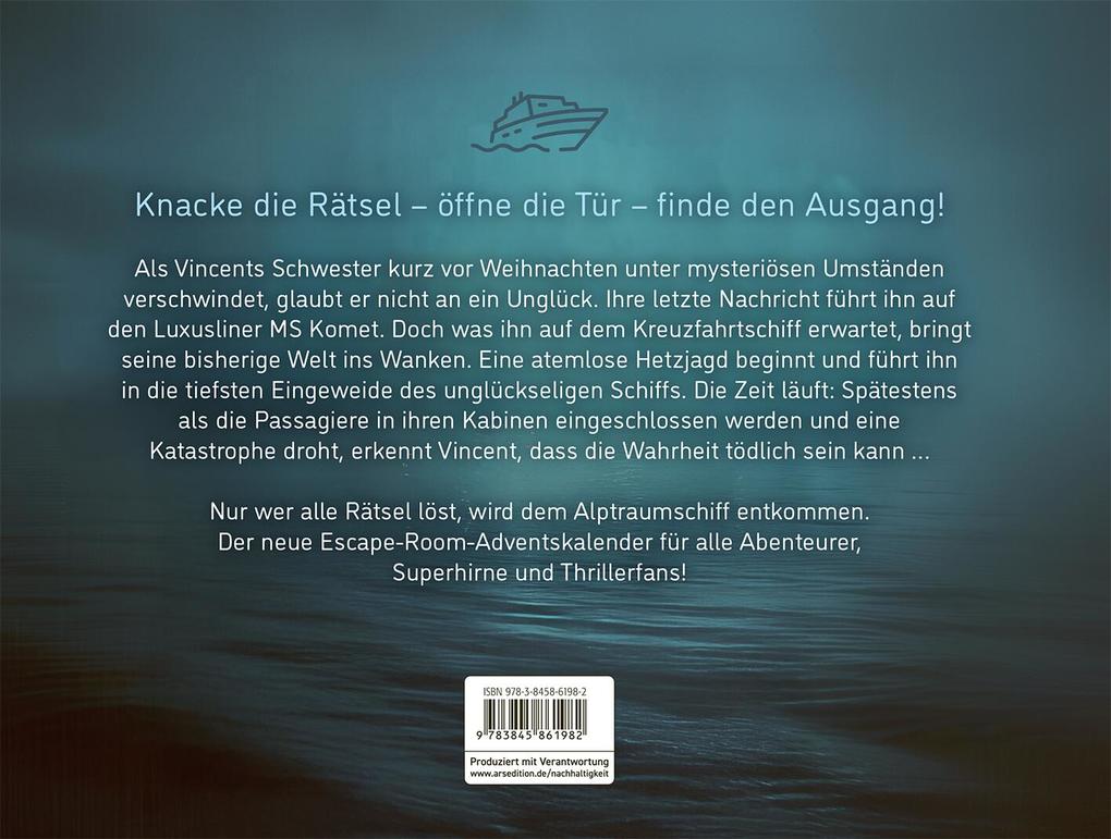 Weitere Ansicht: Escape Room. Christmas Cruise - Kreuzfahrt in den Tod | Eva Eich