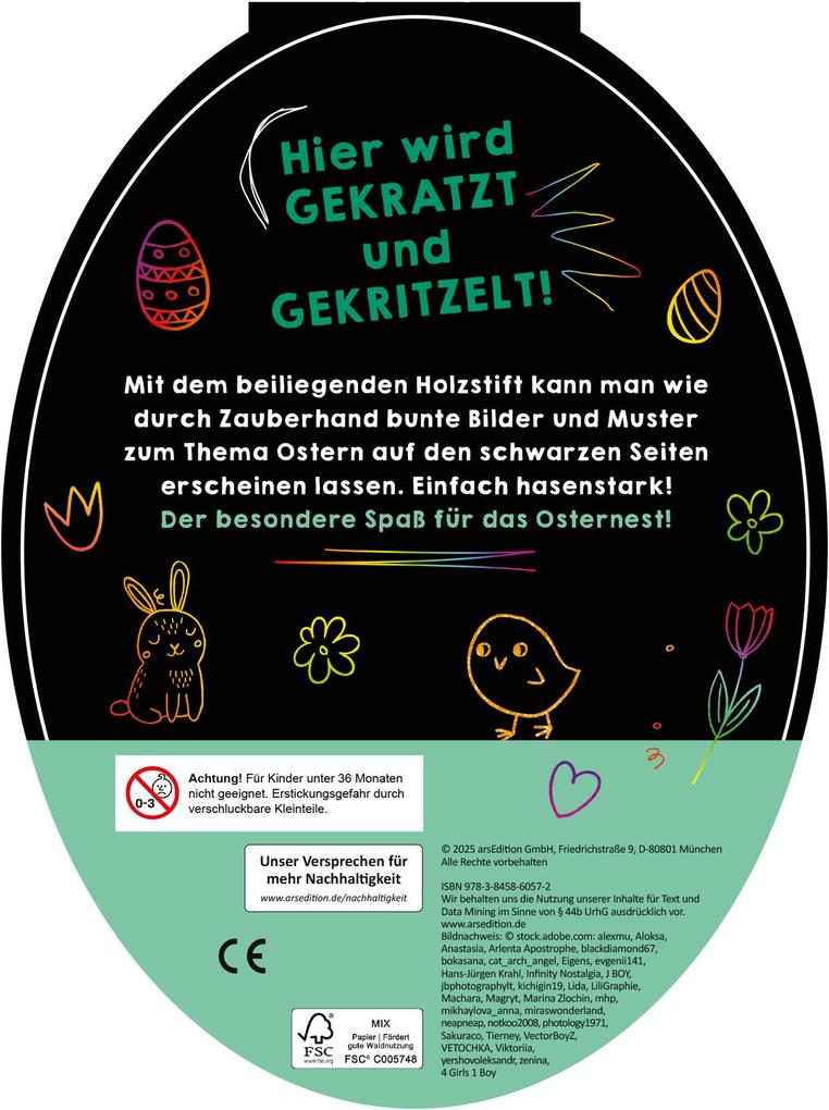 Weitere Ansicht: Mein Oster-Kritzkratz-Ei