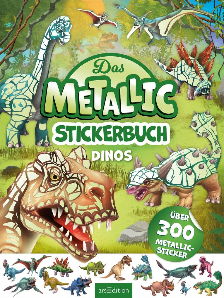 Weitere Ansicht: Das Metallic-Stickerbuch - Dinos