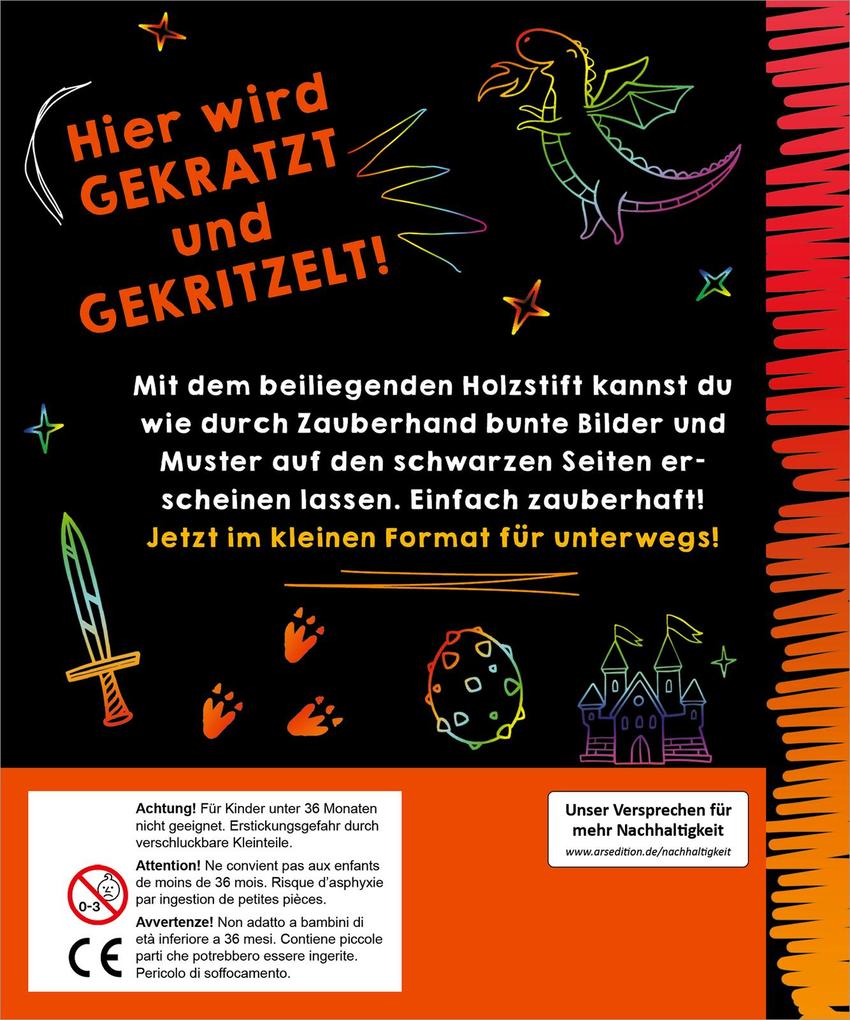 Weitere Ansicht: Kritzkratz-Spaß Drachen