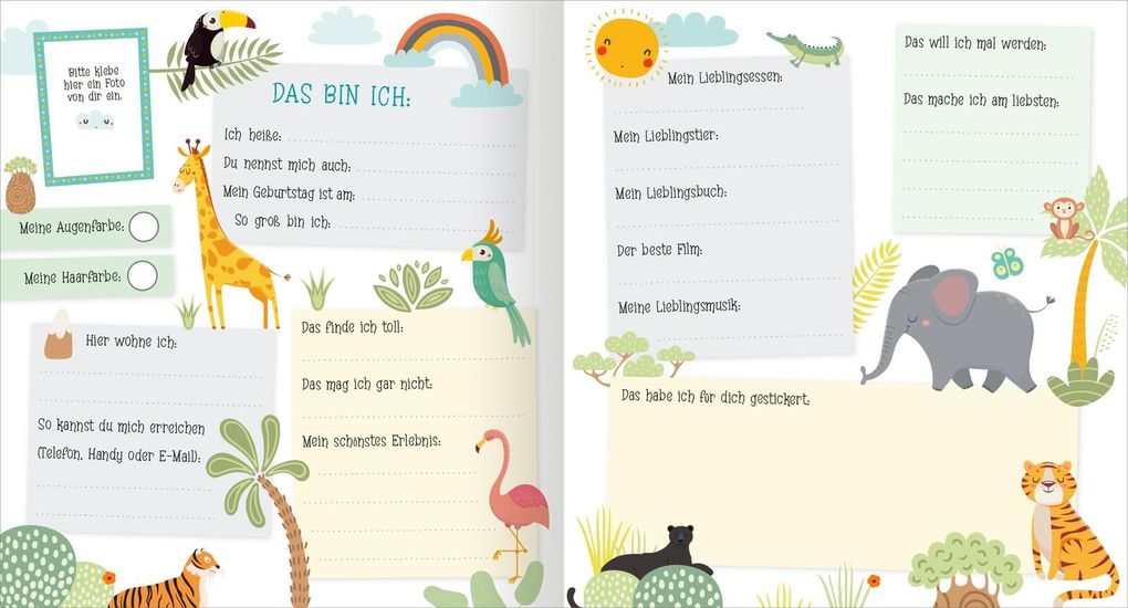 Weitere Ansicht: Alle meine Freunde - Katzen | Mit über 300 Stickern