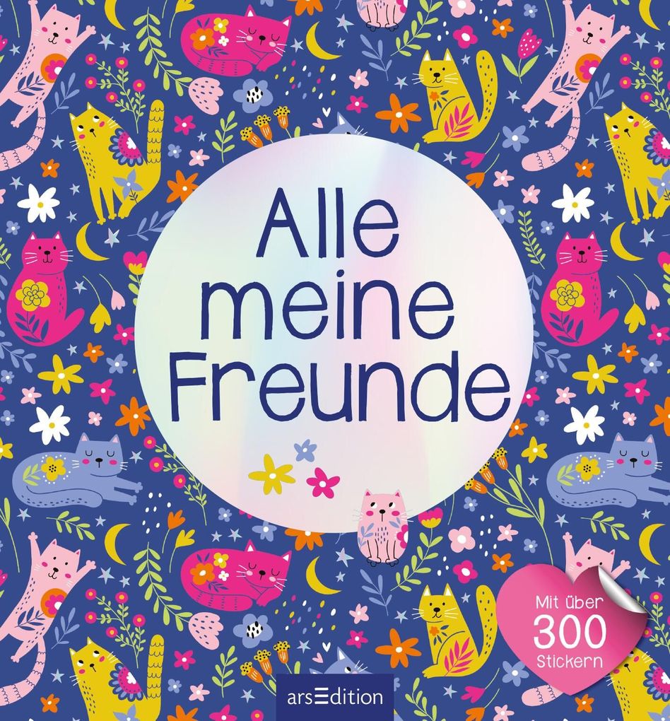 Weitere Ansicht: Alle meine Freunde - Katzen | Mit über 300 Stickern