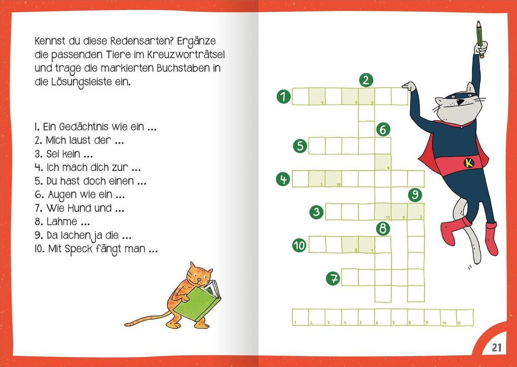 Weitere Ansicht: Mein dickes Ferien-Rätselbuch | Philip Kiefer