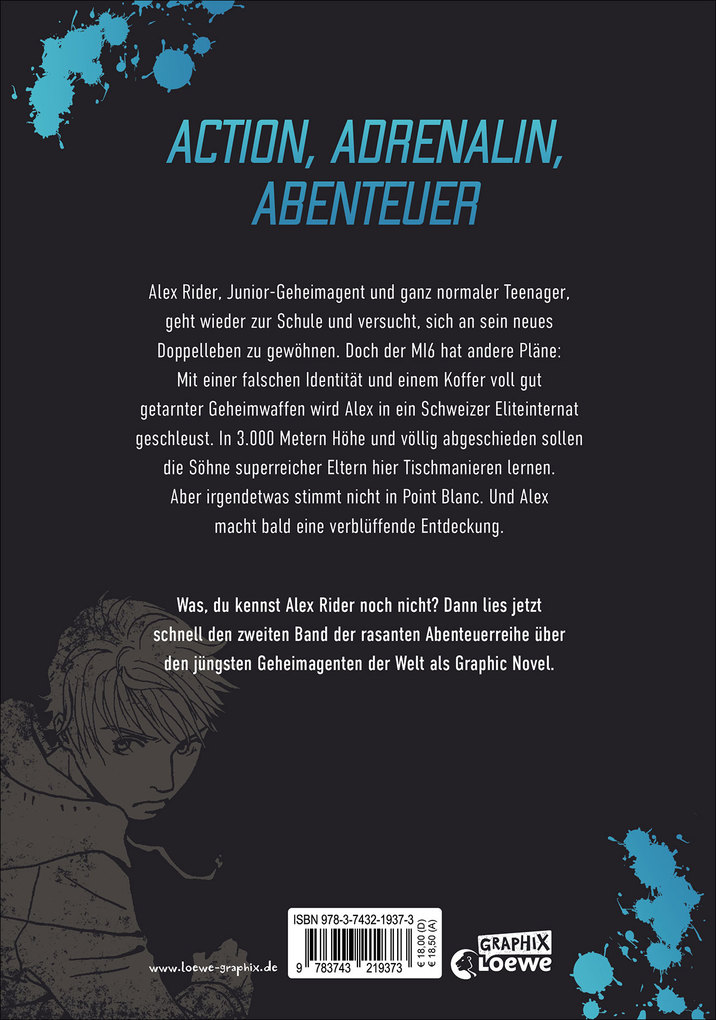 Weitere Ansicht: Alex Rider (Band 2) - Gemini-Projekt | Anthony Horowitz, Antony Johnston