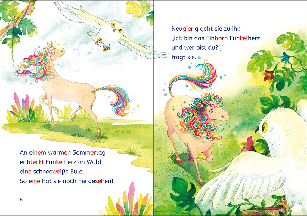 Weitere Ansicht: Leselöwen 1. Klasse - Eine Freundin für das kleine Einhorn | Amelie Benn