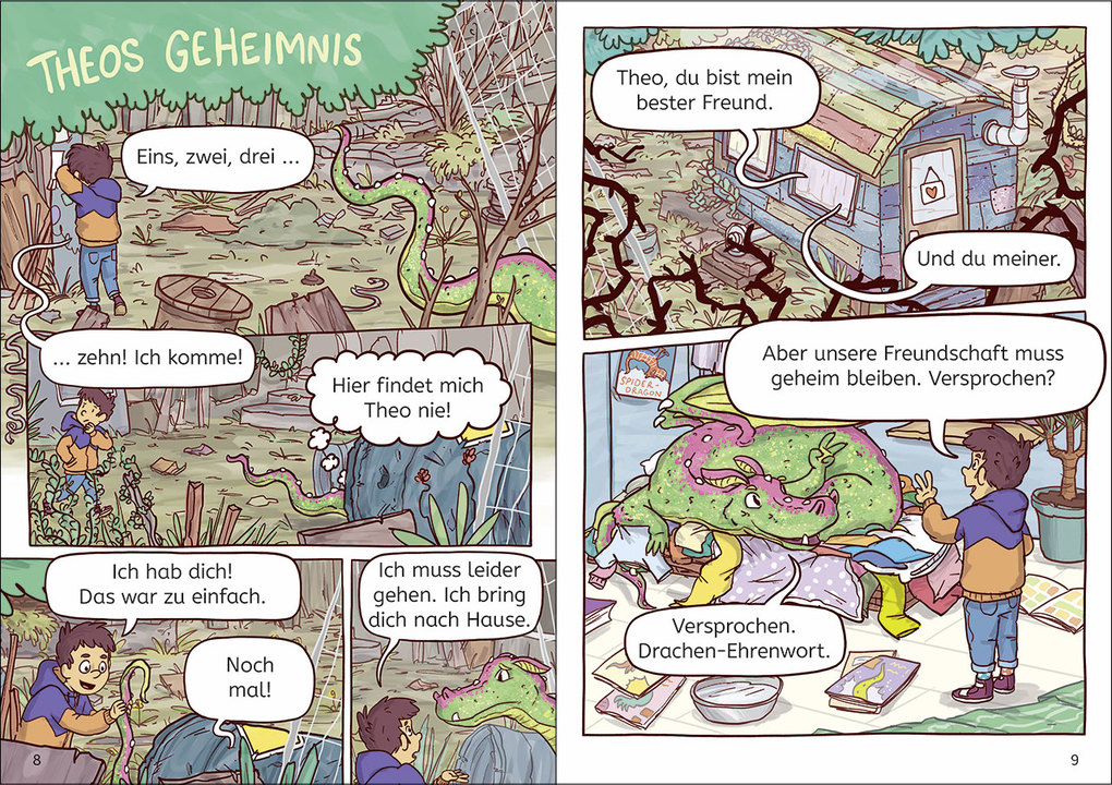 Weitere Ansicht: Leselöwen Comics 1. Klasse - Entführung im Drachenwald | Barbara van den Speulhof