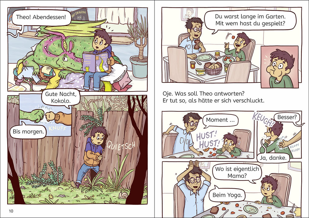 Weitere Ansicht: Leselöwen Comics 1. Klasse - Entführung im Drachenwald | Barbara van den Speulhof
