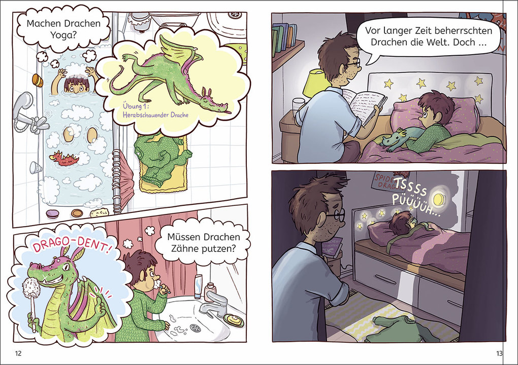 Weitere Ansicht: Leselöwen Comics 1. Klasse - Entführung im Drachenwald | Barbara van den Speulhof