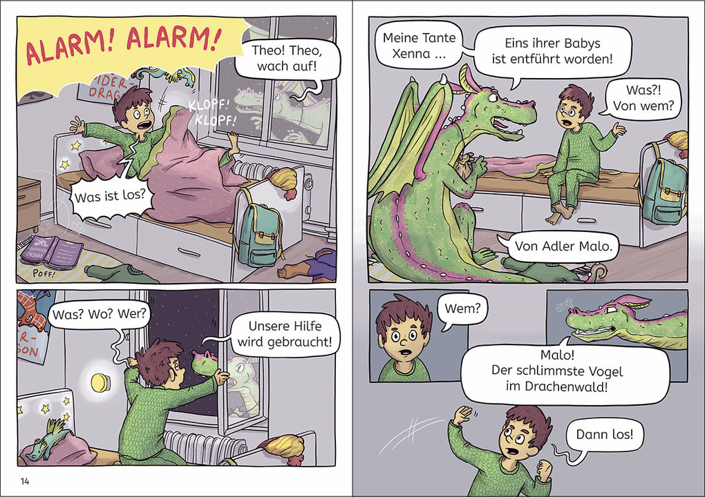 Weitere Ansicht: Leselöwen Comics 1. Klasse - Entführung im Drachenwald | Barbara van den Speulhof