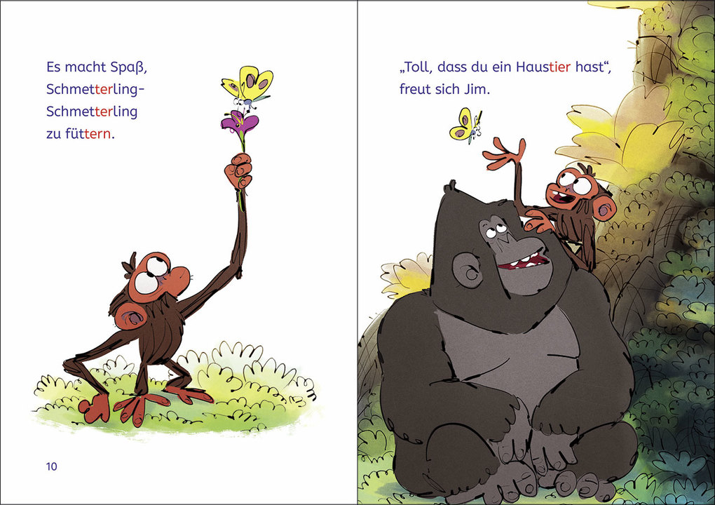 Weitere Ansicht: Leselöwen 1. Klasse - Jim ist mies drauf - Haustier-Alarm! | Suzanne Lang