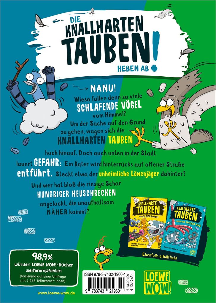 Weitere Ansicht: Knallharte Tauben wollen hoch hinaus (Band 8) | Andrew McDonald