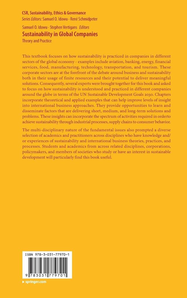 Weitere Ansicht: Sustainability in Global Companies