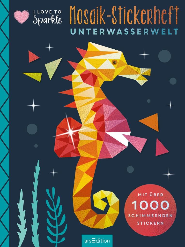 Weitere Ansicht: I Love to Sparkle - Mosaik-Stickerheft Unterwasserwelt