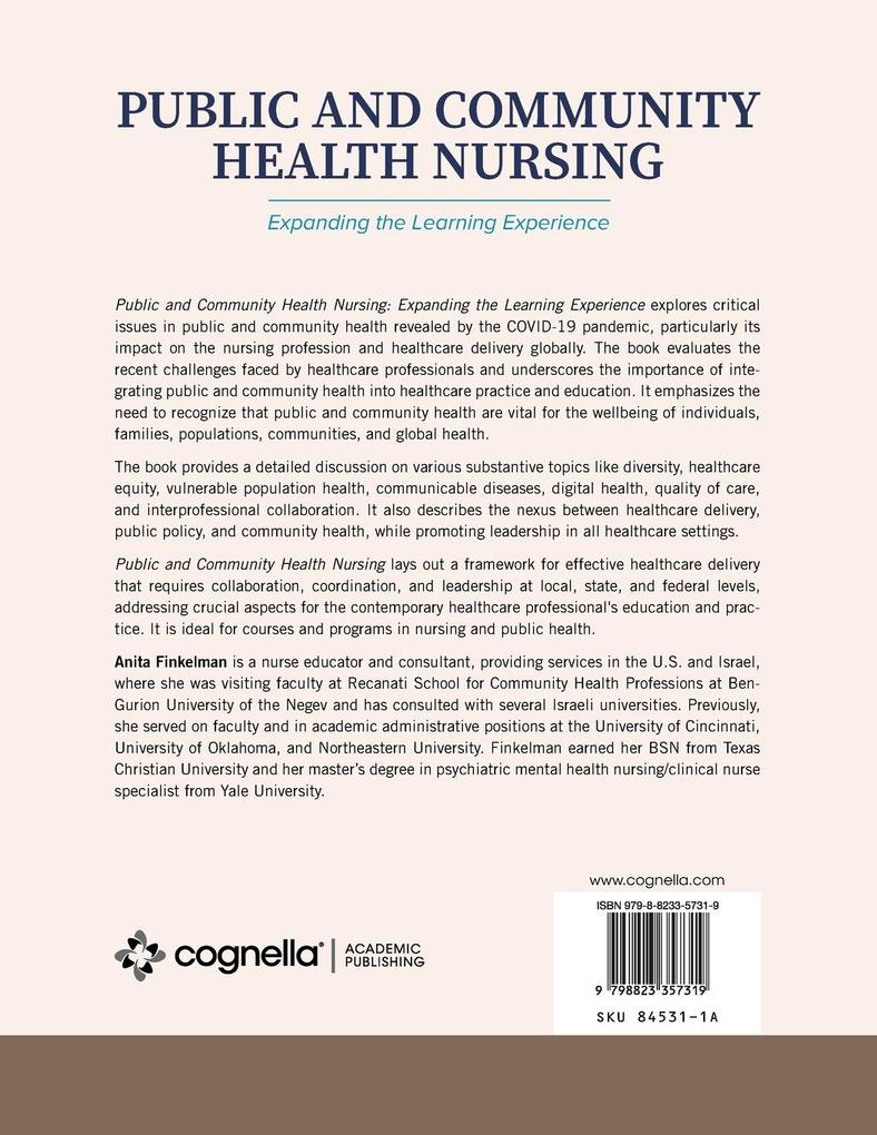Weitere Ansicht: Public and Community Health Nursing | Anita Finkelman