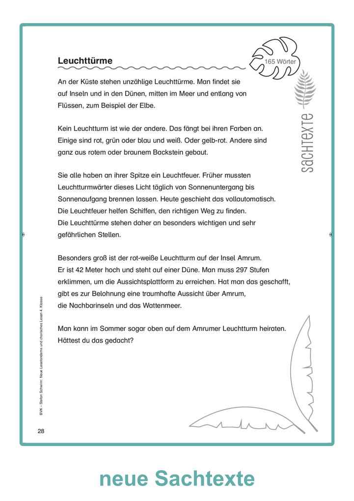 Weitere Ansicht: Neue Lesetandems und chorisches Lesen 4. Klasse | Stefan Schwinn