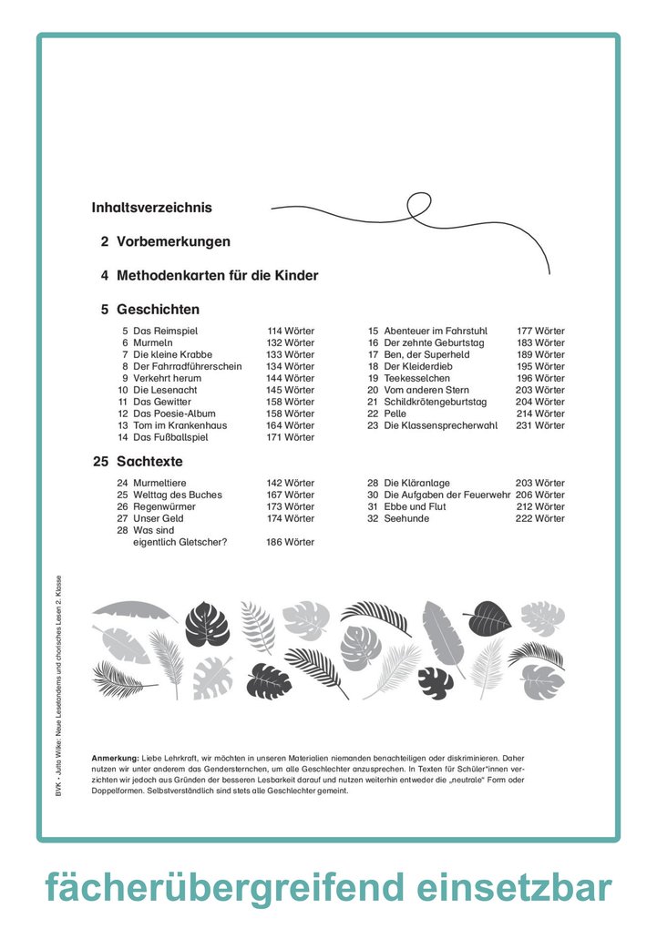 Weitere Ansicht: Neue Lesetandems und chorisches Lesen 2. Klasse | Jutta Wilke