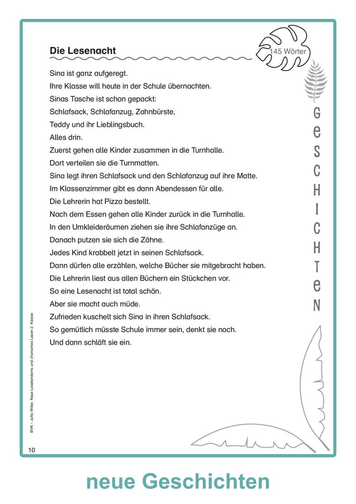 Weitere Ansicht: Neue Lesetandems und chorisches Lesen 2. Klasse | Jutta Wilke