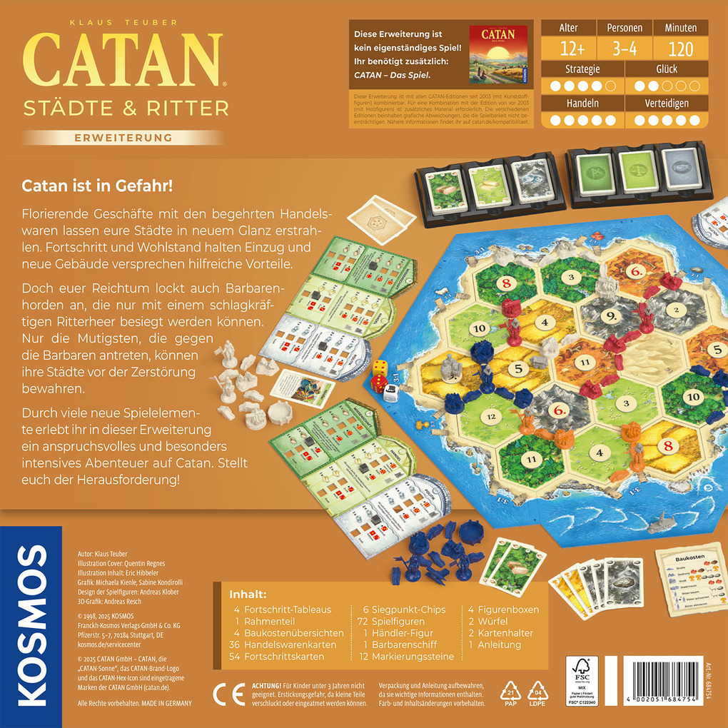 Weitere Ansicht: CATAN - Städte & Ritter | Klaus Teuber