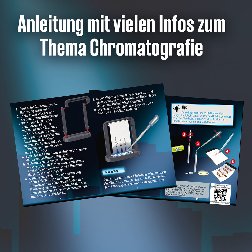 Weitere Ansicht: Die drei ??? Schrift-Labor