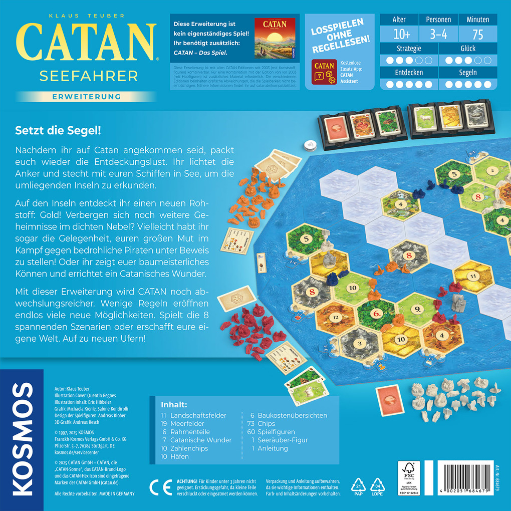 Weitere Ansicht: CATAN - Seefahrer | Klaus Teuber