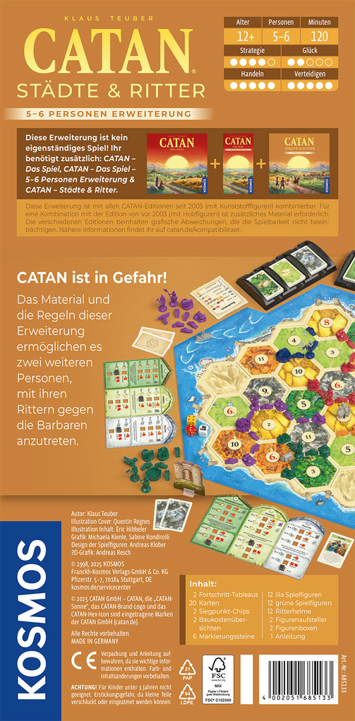 Weitere Ansicht: CATAN - Städte & Ritter - 5/6 | Klaus Teuber