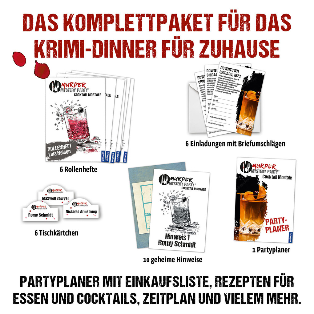 Weitere Ansicht: Murder Mystery Party Cocktail Mortale
