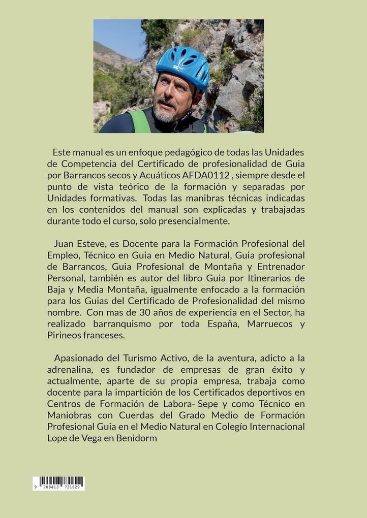 Weitere Ansicht: Manual del guia de barranquismo | Juan Esteve Galvañ
