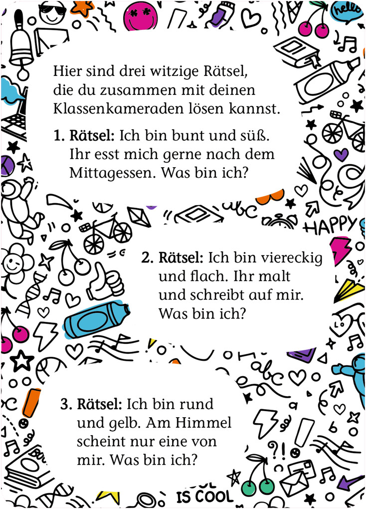 Weitere Ansicht: Kartenbox - Meine Pausen-Spiele-Box zum Schulstart