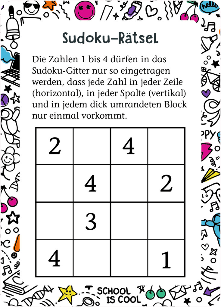 Weitere Ansicht: Kartenbox - Meine Pausen-Spiele-Box zum Schulstart