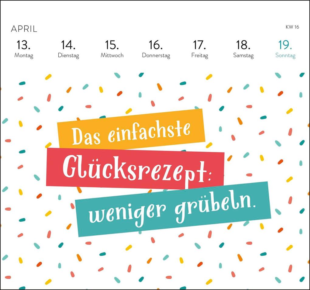 Weitere Ansicht: Postkartenkalender 2026: Jeden Tag ein Stück vom Glück | Julia Buck