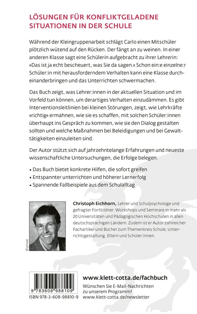Weitere Ansicht: Eskalation im Unterricht | Christoph Eichhorn