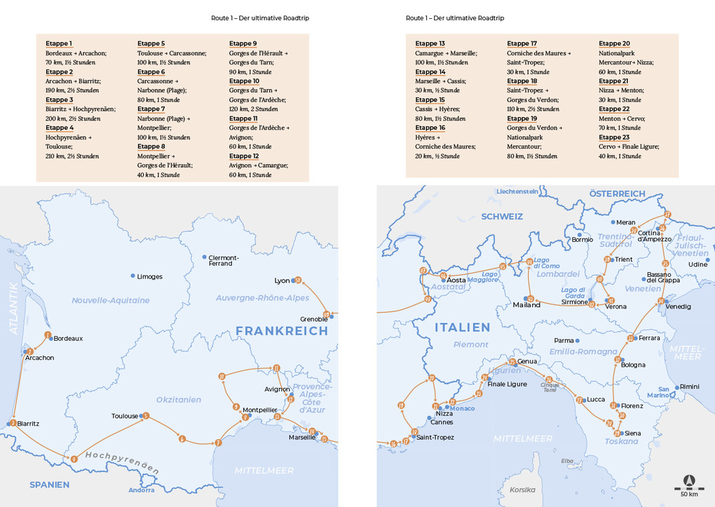 Weitere Ansicht: Reise Know-How Roadtrip Handbuch Südfrankreich & Norditalien | Cleopatra Schuhmacher, Nico Dietrich