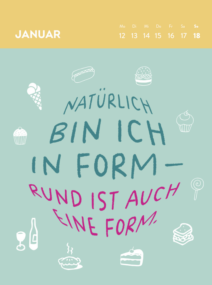 Weitere Ansicht: Wochenkalender 2026: Warum in die Ferne schweifen, wenn das Sofa liegt so nah?