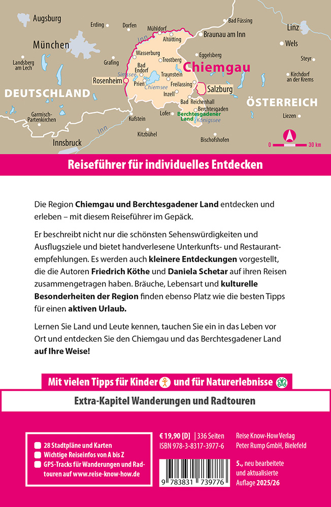 Weitere Ansicht: Reise Know-How Reiseführer Chiemgau, Berchtesgadener Land | Friedrich Köthe, Daniela Schetar