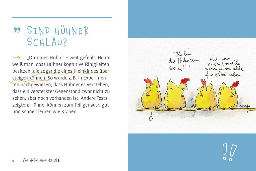 Weitere Ansicht: Eine kleine Hühner-RätselEI | Wilhelm Bauer, Yvonne Bauer, Peter Gaymann