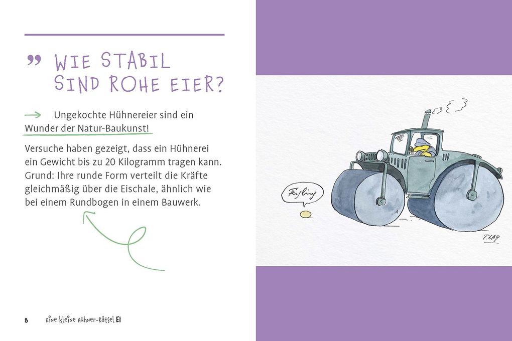 Weitere Ansicht: Eine kleine Hühner-RätselEI | Wilhelm Bauer, Yvonne Bauer, Peter Gaymann