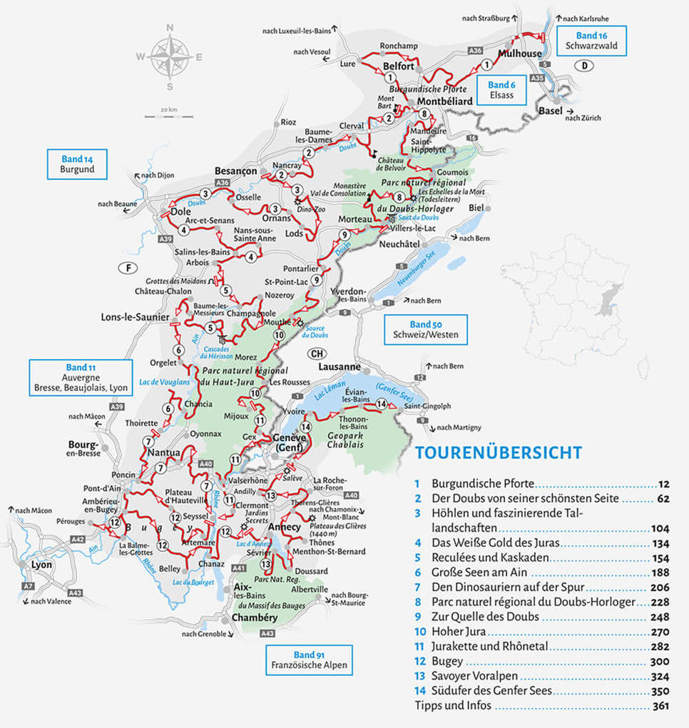 Weitere Ansicht: Entdeckertouren mit dem Wohnmobil Französischer Jura | Heiner Newe