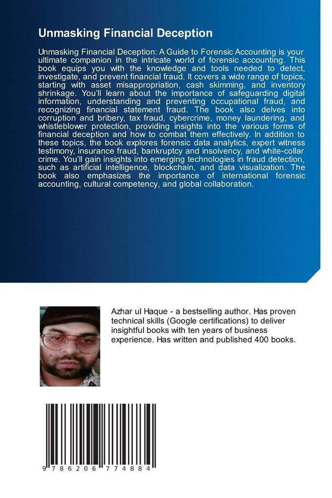 Weitere Ansicht: Unmasking Financial Deception | Azhar Ul Haque Sario