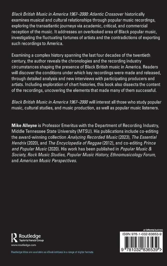 Weitere Ansicht: Black British Music in America, 1967-2000 | Mike Alleyne