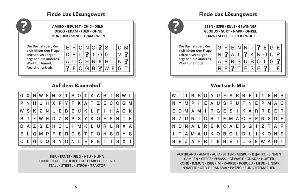 Weitere Ansicht: 365 Wortsuchrätsel