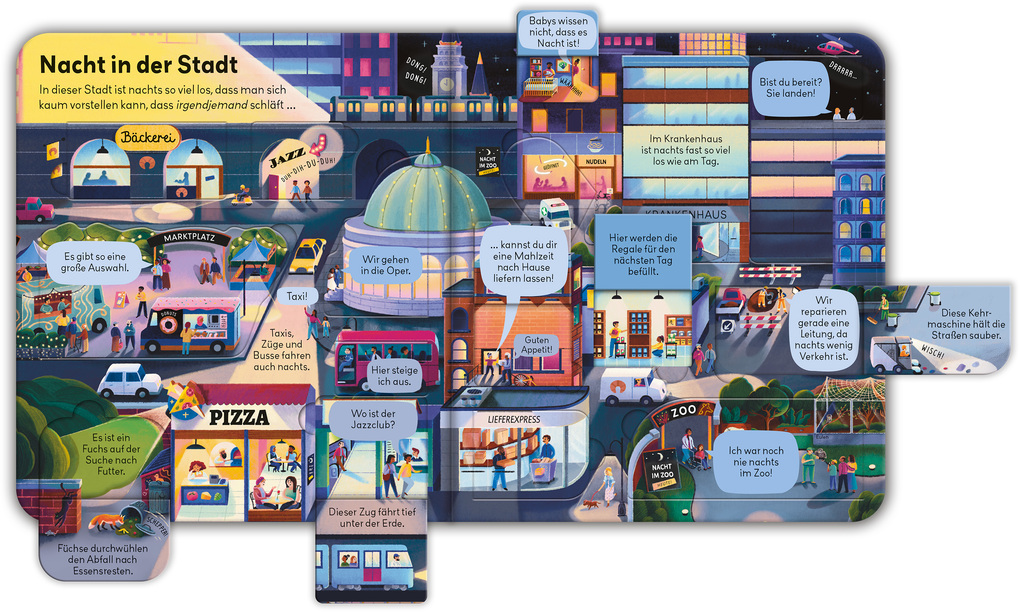 Weitere Ansicht: Aufklappen und Entdecken: Das Leben in der Nacht