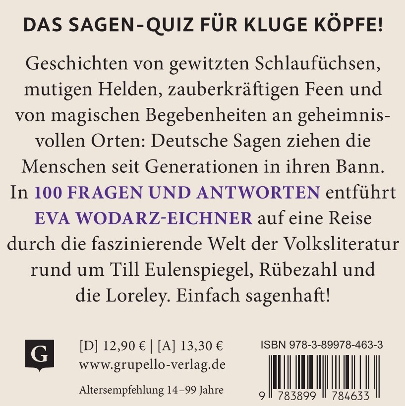 Weitere Ansicht: Deutsche Sagen-Quiz | Eva Wodarz-Eichner