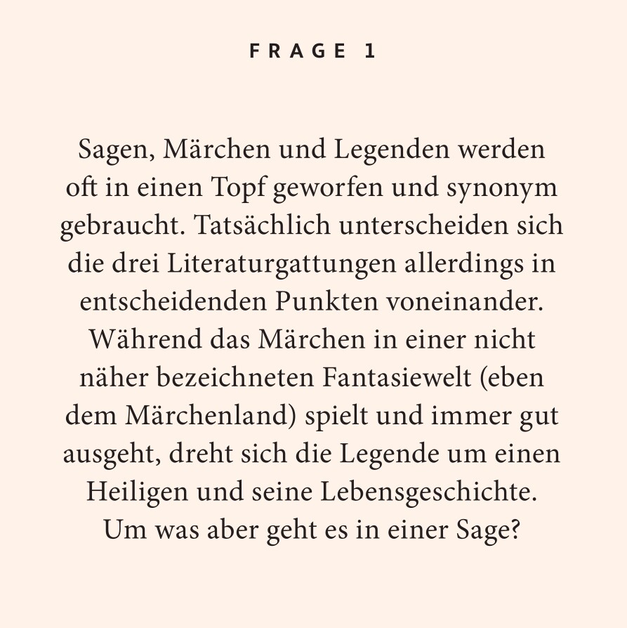 Weitere Ansicht: Deutsche Sagen-Quiz | Eva Wodarz-Eichner