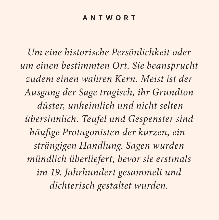 Weitere Ansicht: Deutsche Sagen-Quiz | Eva Wodarz-Eichner