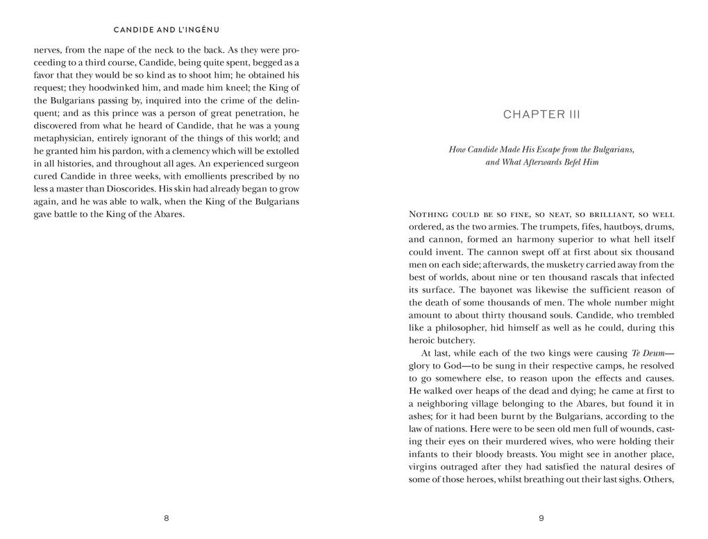 Weitere Ansicht: Candide and l'Ingénu | Voltaire